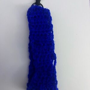 Handmade Royal Blue Knit Key Holder